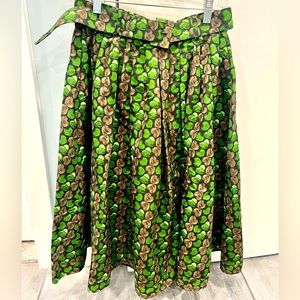 Prada Silk Knee Length Skirt